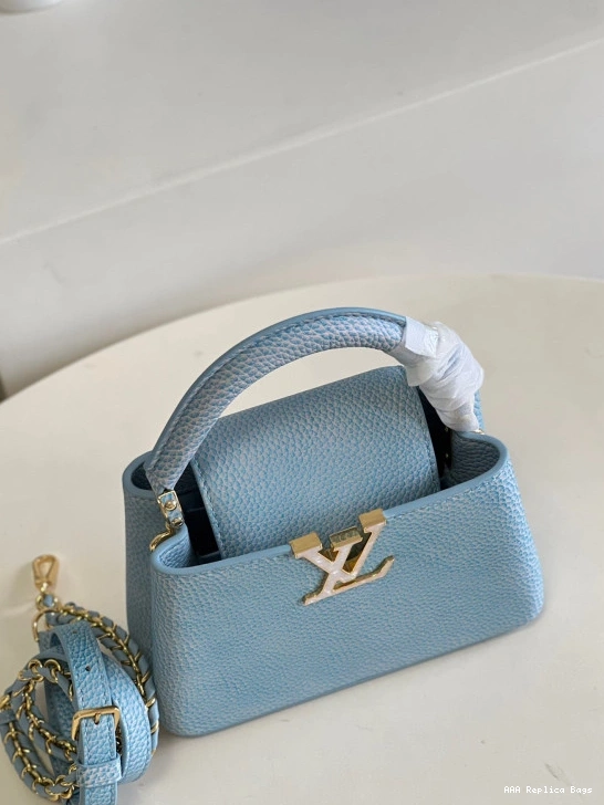 Aaa replica bags LOUIS VUITTON CAPUCINES MINI 0802